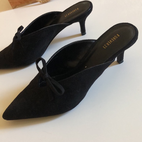 Forever 21 Kitten Slide Heels - Picture 2 of 5